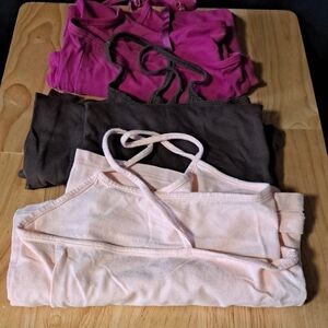 Set Of 3 Faded Glory Camisoles